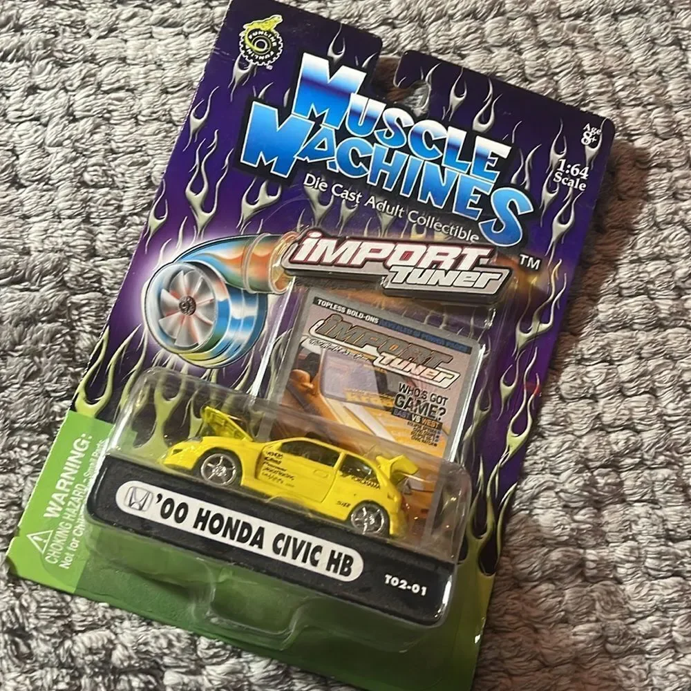 New muscle machines 1:64 scale  diecast adult collectible 2000 Honda Civic HB